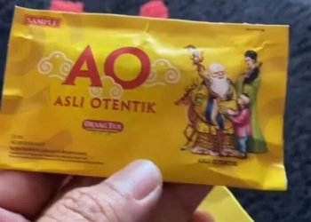 Miras kemasan sachet.