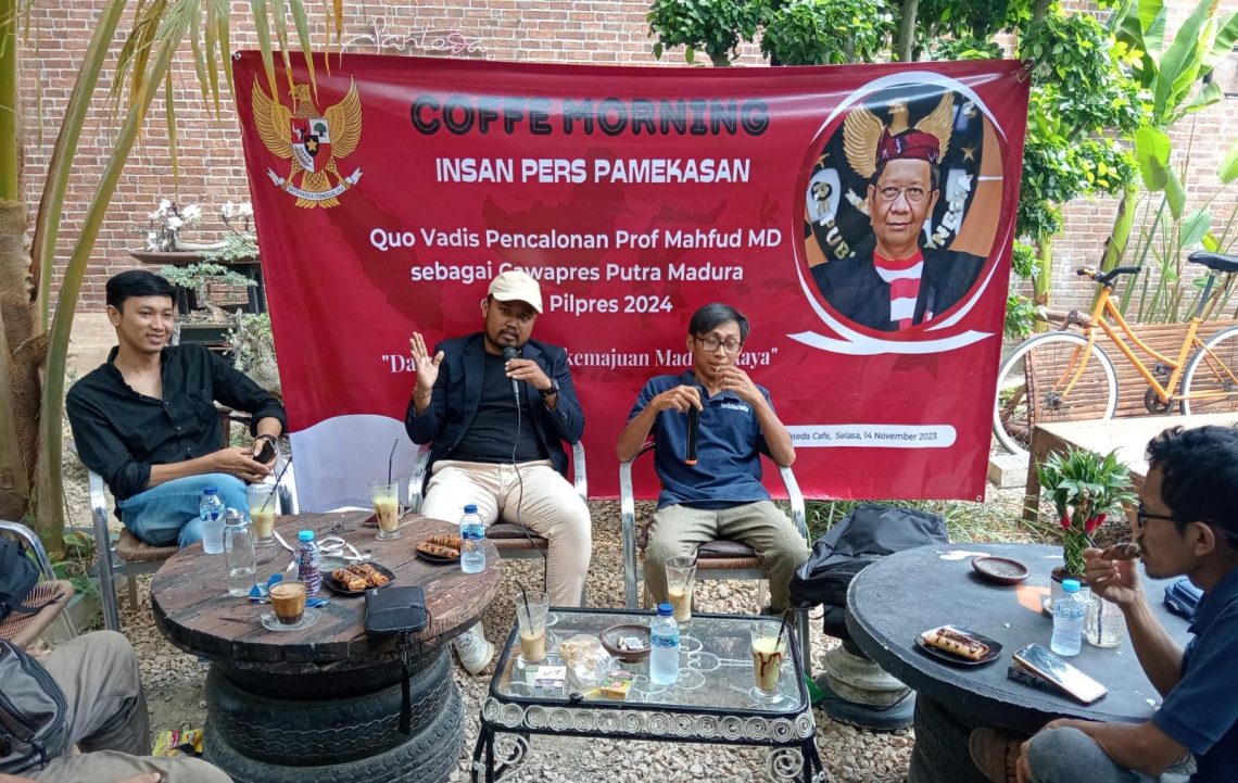 Diskusi Insan Pers Pamekasan, Nilai Mahfud MD sebagai Cawapres Berpeluang Hapus Stereotip di Madura 1 Mahfud MD.