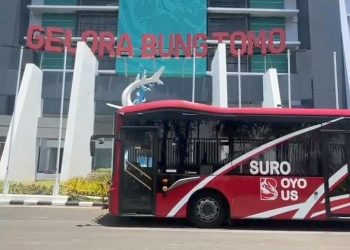 Shuttle bus.