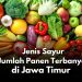 sayur di Jawa Timur.