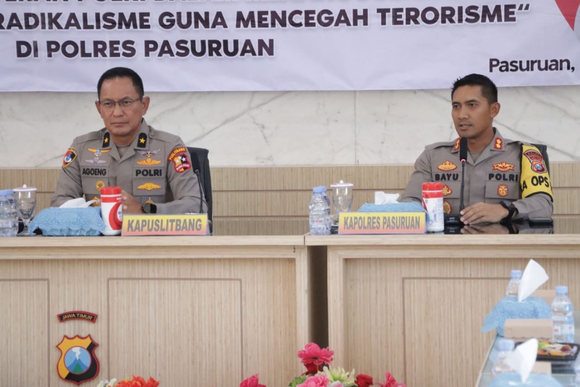 Puslitbang Polri Supervisi di Polres Pasuruan, Kupas Cegah Intoleransi dan Radikalisme di Era Modern 1 Puslitbang Polri.