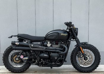 motor custom Yamaha.