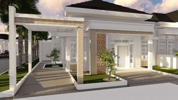 Rekomendasi dekorasi teras rumah minimalis terbaru 2023.