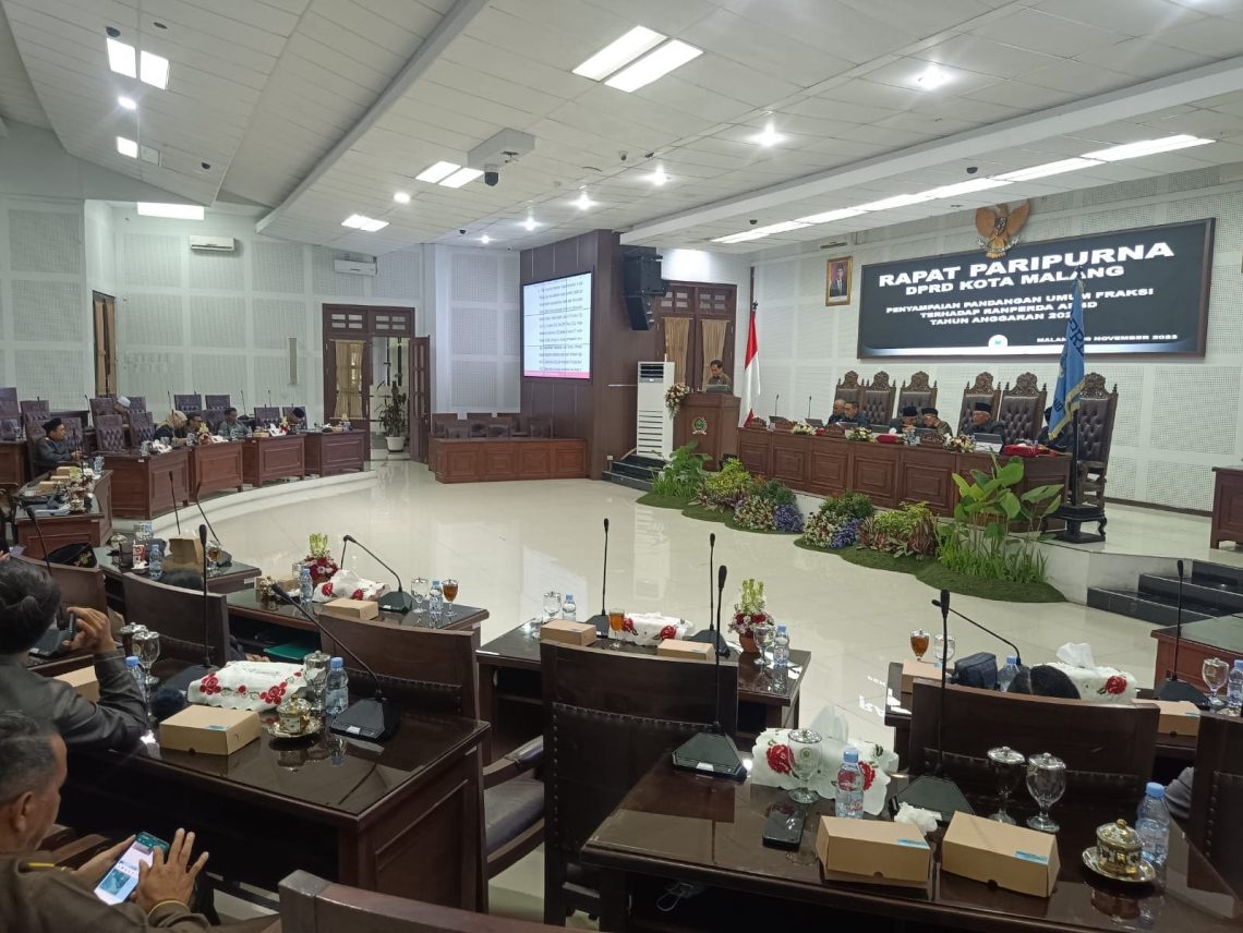 Efek PAD Turun Rp400 Miliar, DPRD Kota Malang Dorong Pemkot Lakukan Terobosan 1 DPRD Kota Malang.