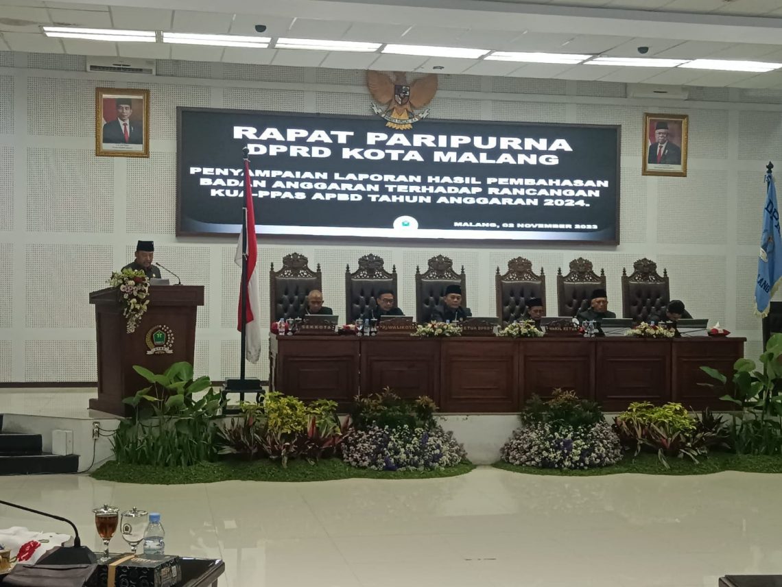 Bahas KUA-PPAS APBD 2024, DPRD Kota Malang Beri 10 Saran Harus Diperhatikan Pemkot 1 DPRD Kota Malang.