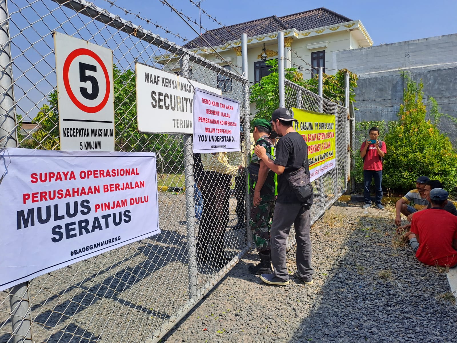 Kompensasi Belum Dibayar, Warga Sokosari Tuban Geruduk PT Super Energy 7 IMG 20231106 WA0005