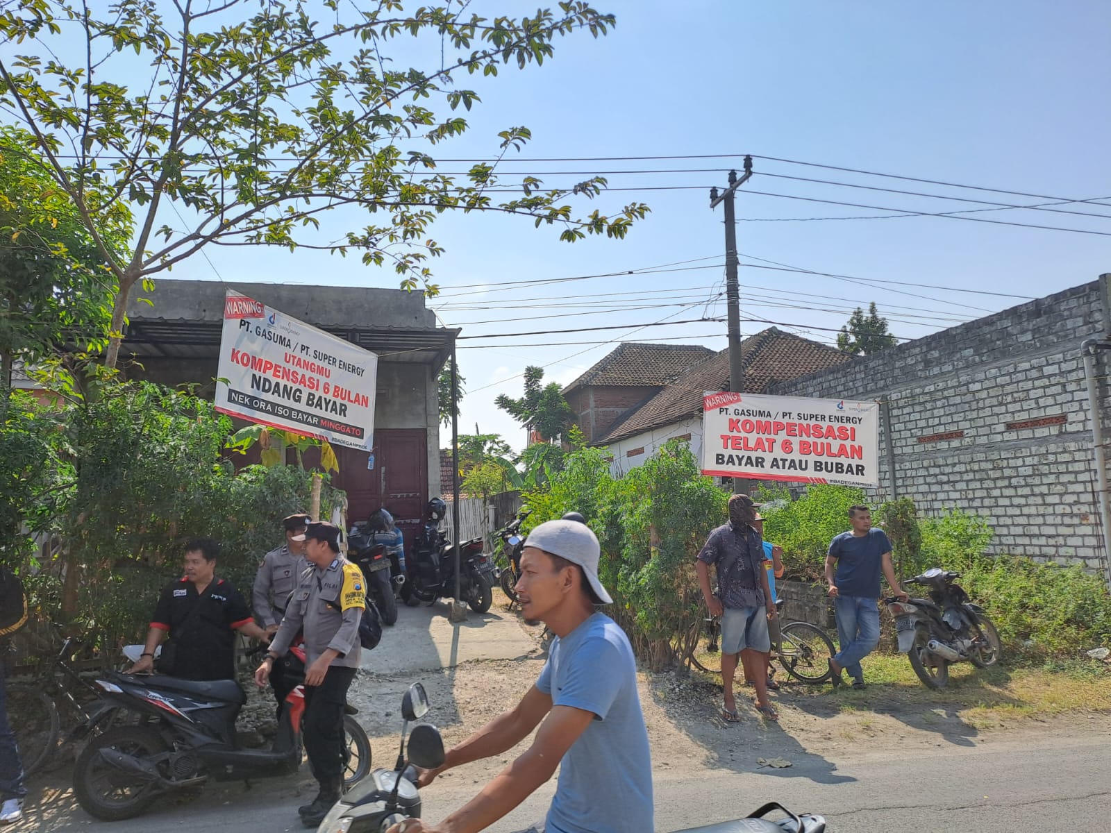 Kompensasi Belum Dibayar, Warga Sokosari Tuban Geruduk PT Super Energy 8 IMG 20231106 WA0006