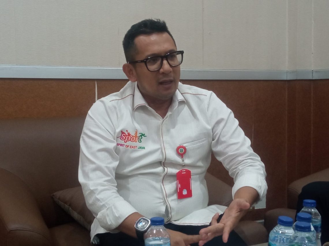 Kepala Dinas Kepemudaan dan Olahraga Provinsi Jawa Timur, M Ali Kuncoro. Foto: Izzatun Najibah/Tugu Jatim