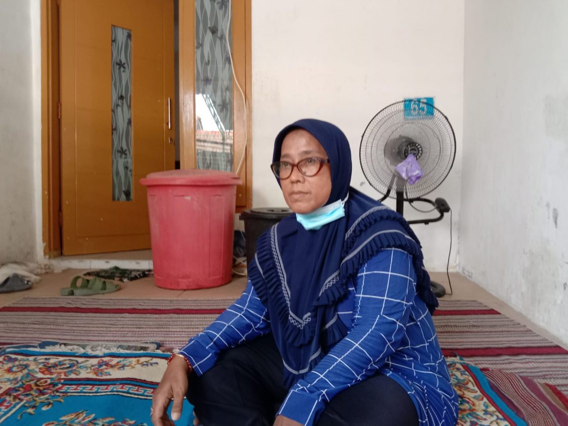 Ibu korban, Nurul Afifi. Foto: Izzatun Najibah/Tugu Jatim