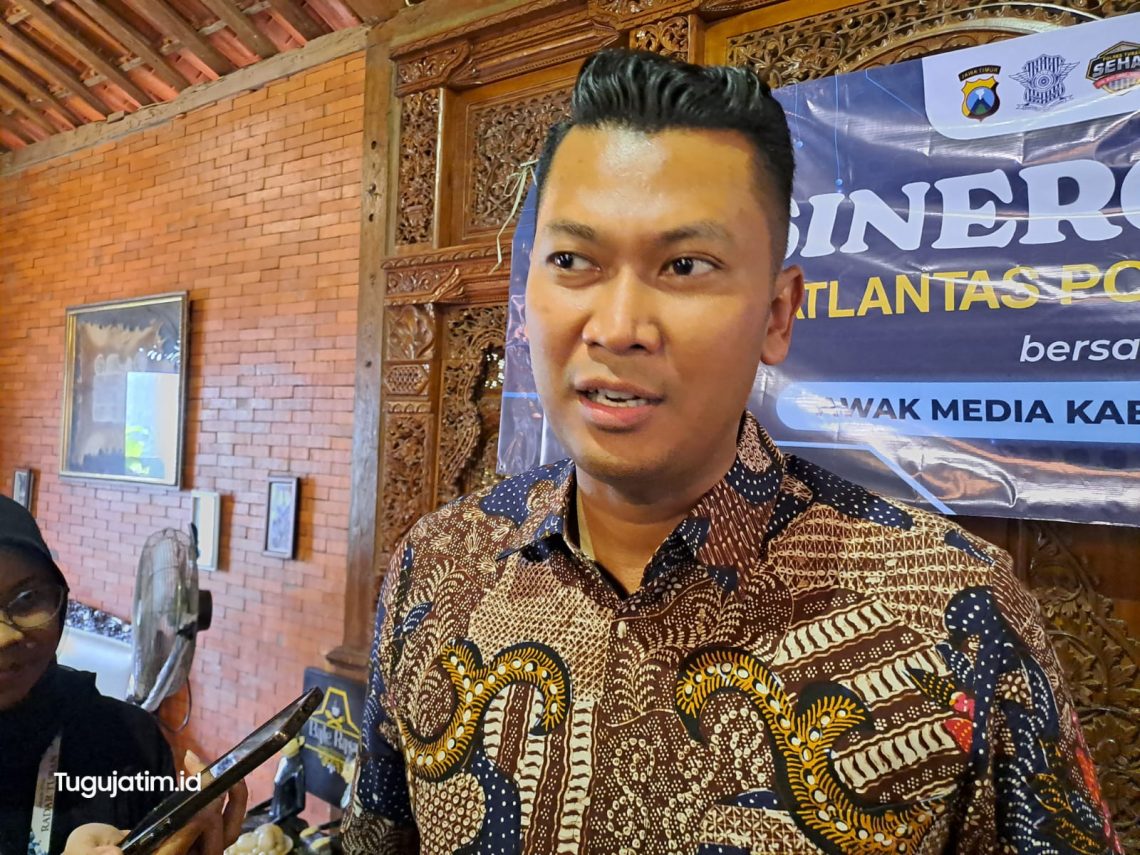 Ini Rekayasa Lalu Lintas Saat Puncak Hari Jadi ke-730 Tuban 1 Kasatlantas Polres Tuban, AKP Ayip Rizal. Foto: Rochim/Tugu Jatim