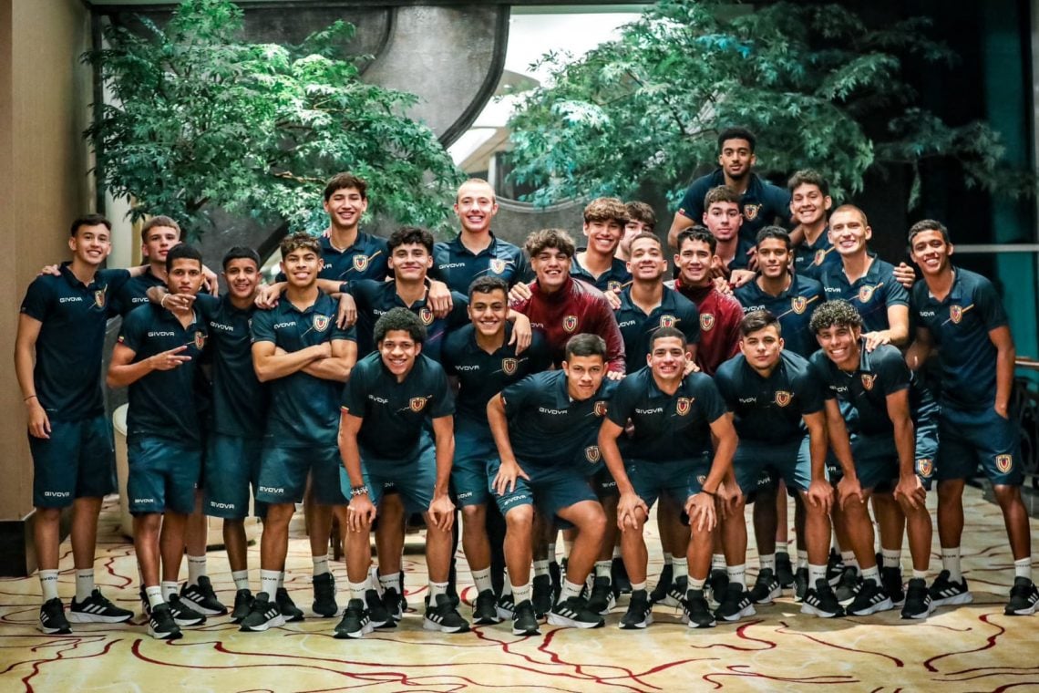 Timnas U-17 Venezuela. Foto: Twitter @juvenilesfvf