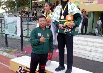Pomnas 2023 Kalsel, Atlet Tuban Nabilah Fafriliani Sumbang Emas Untuk Jatim
