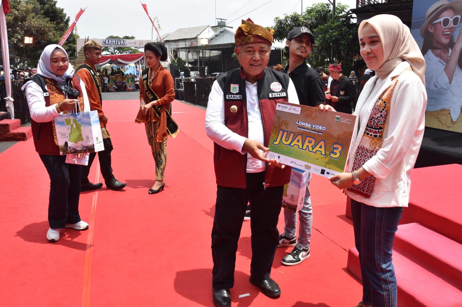 Pemenang Lomba Video Wisata di Kabupaten Malang.