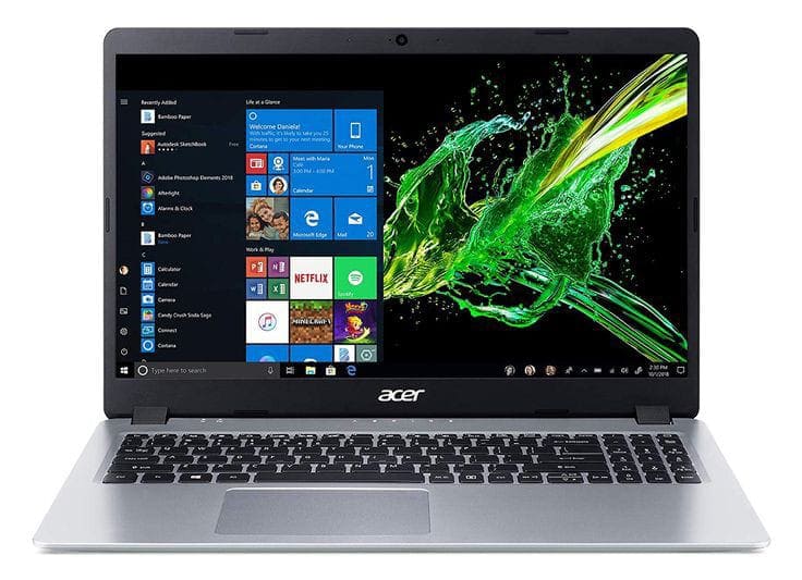 Laptop prosesor Intel Core i7.