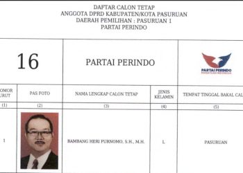 Caleg Perindo.