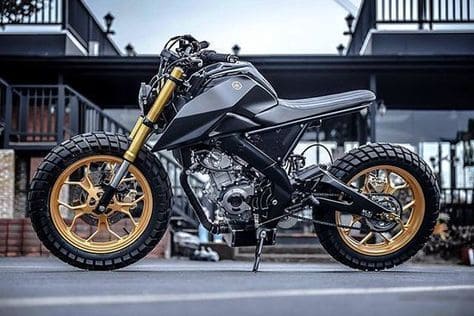 Inspirasi motor custom Yamaha 2023.