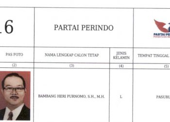 Klarifikasi Partai Perindo Pasuruan Akui Calegnya Meninggal tapi Masuk DCT, Belum Infokan Surat Kematian ke KPU 1 Partai Perindo.