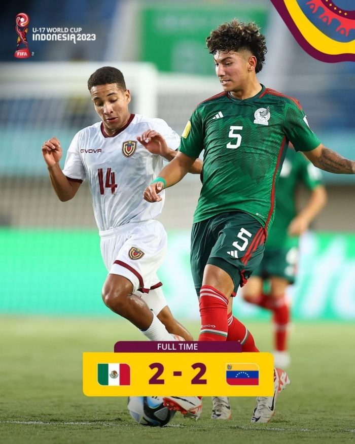 Skor Mexico vs Venezuela.