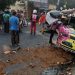 Dua Mobil Pickup Maut Adu Banteng di Puri Mojokerto, Satu Sopir Tewas di TKP 9 Mobil pickup.