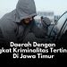kriminalitas tertinggi di Jawa Timur.