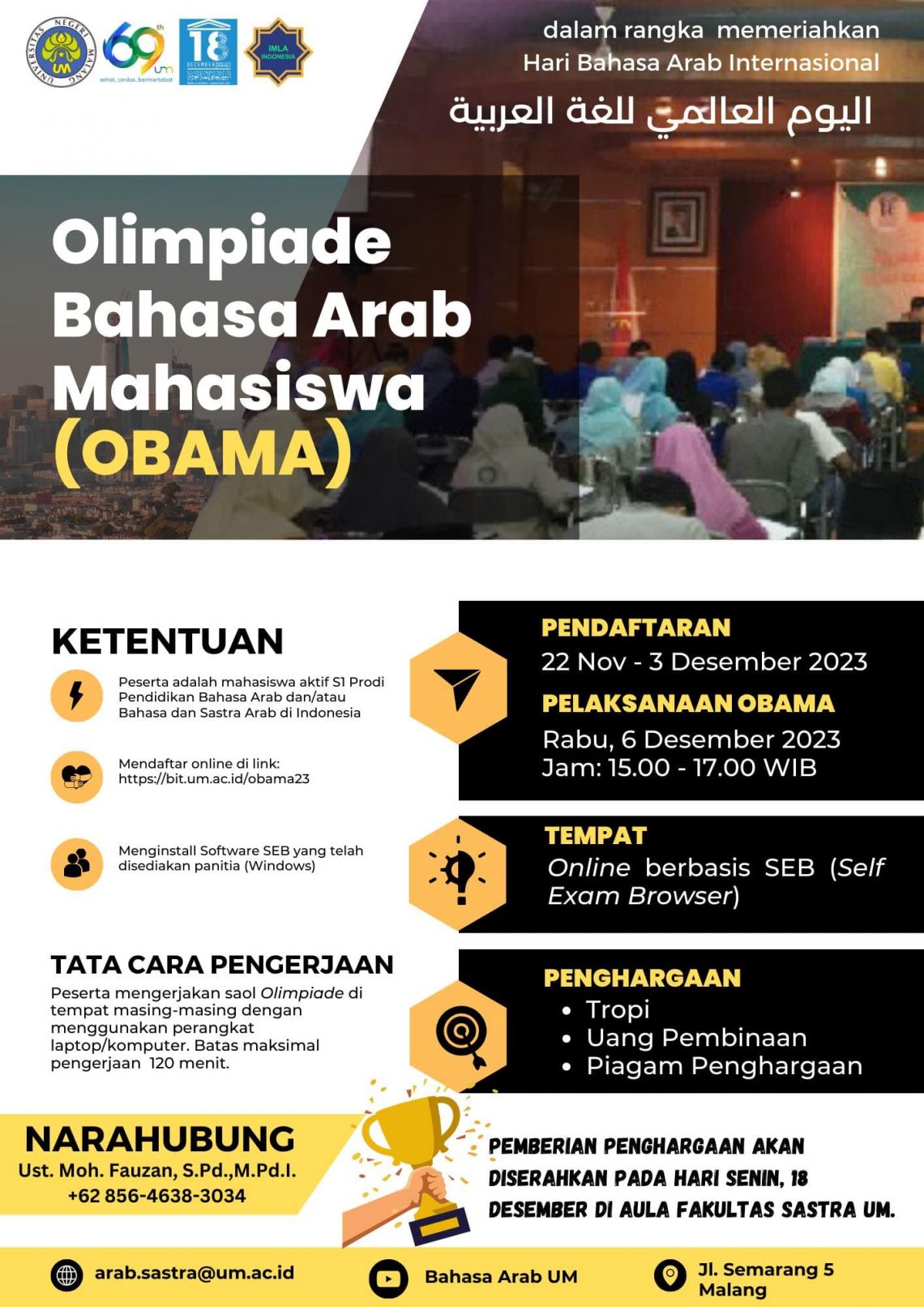 Departemen Sastra Arab FS UM.