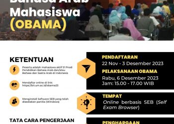 Departemen Sastra Arab FS UM.