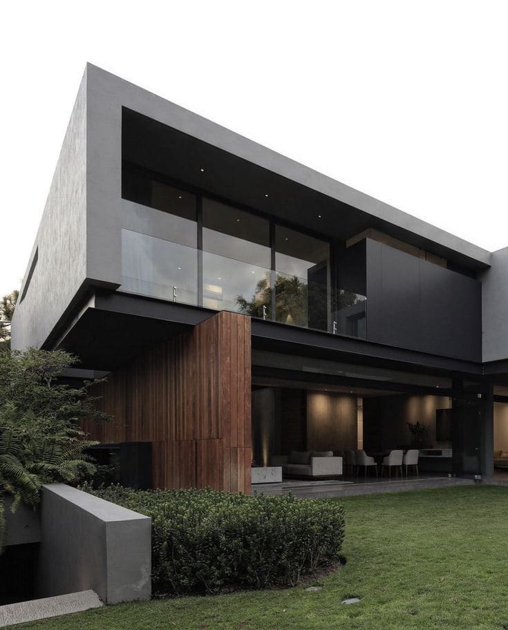 Desain rumah 2 lantai minimalis modern dan elegan 2024.