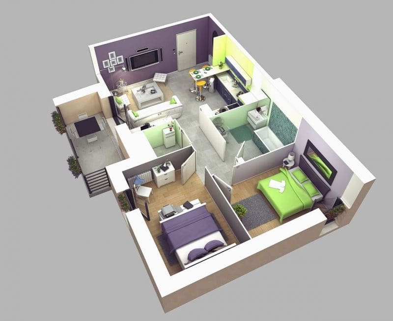 Contoh Denah Terbaru 2024: Bikin Betah 10 Desain Rumah Minimalis 3 Kamar yang Luas 4 Desain rumah minimalis 3 kamar terbaru 2024.