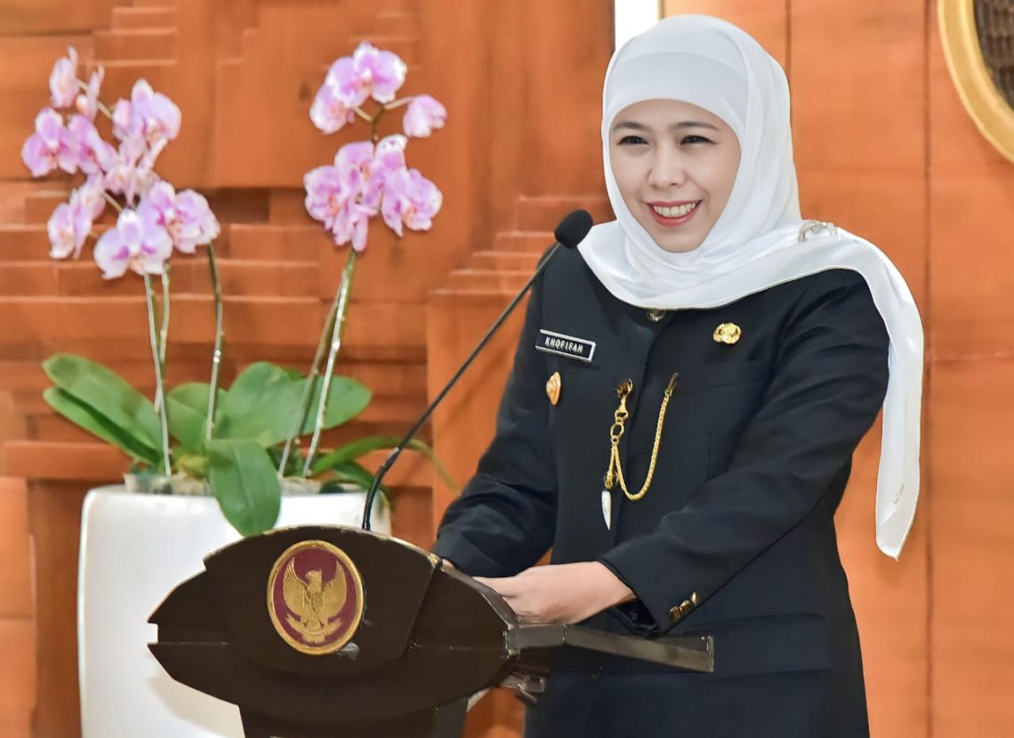 Khofifah Kantongi Dukungan Empat Partai Maju Pilgub 2024, PKB Jatim Optimis Suara Muslimat Dominasi 1 Khofifah.