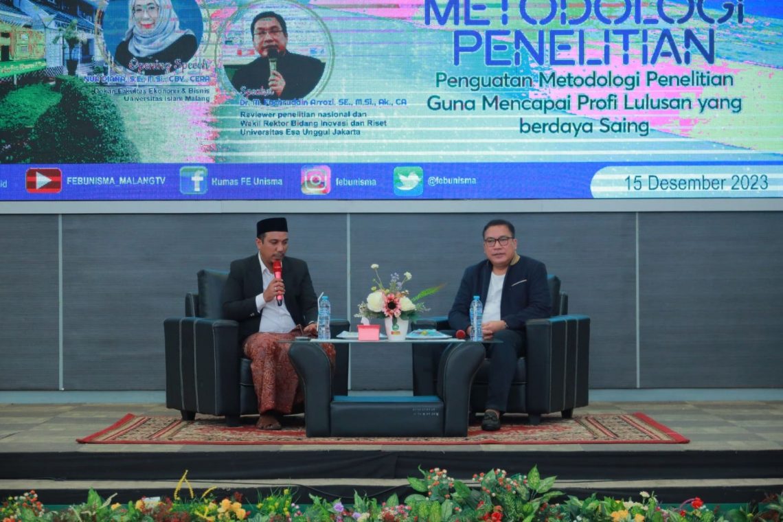 Cetak Lulusan Berdaya Saing, FEB Unisma Gembleng Mahasiswa Tingkat Akhir Hasilkan Riset Aktual dan Inovatif 1 FEB Unisma.