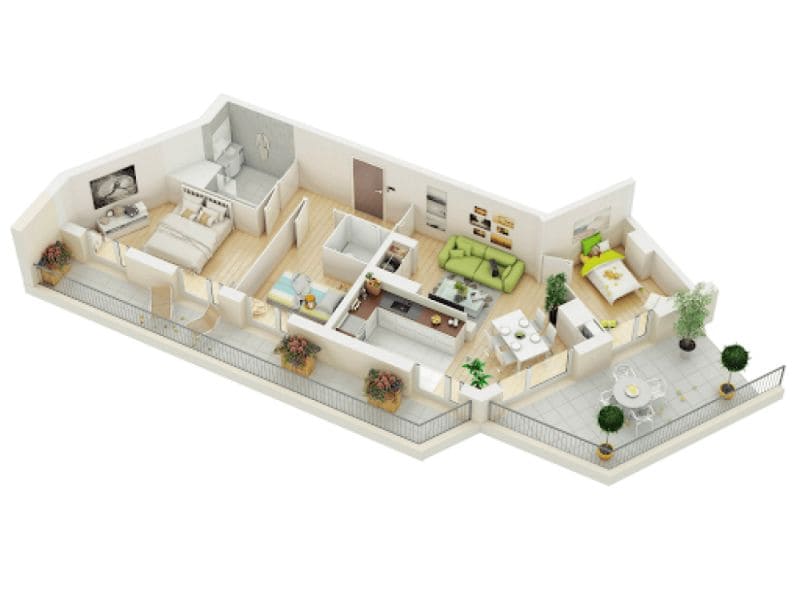 Contoh Denah Terbaru 2024: Bikin Betah 10 Desain Rumah Minimalis 3 Kamar yang Luas 10 Desain rumah minimalis untuk 3 kamar terbaru.