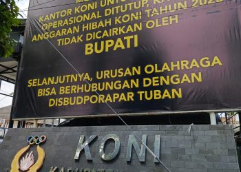 Penghujung 2023, Hibah KONI Tuban Tak Kunjung Cair