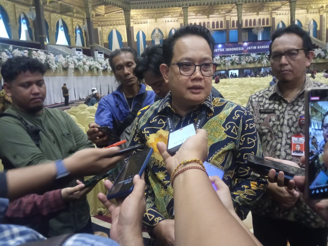 Sekda Provinsi Jatim, Adhy Karyono. Foto: Izzatun Najibah/Tugu Jatim