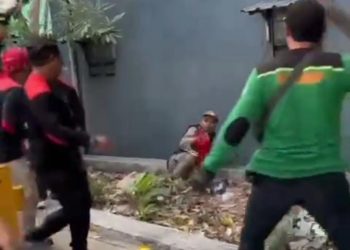 Polisi Sudah Catat Nama Oknum Buruh Tendang Satpol PP Surabaya