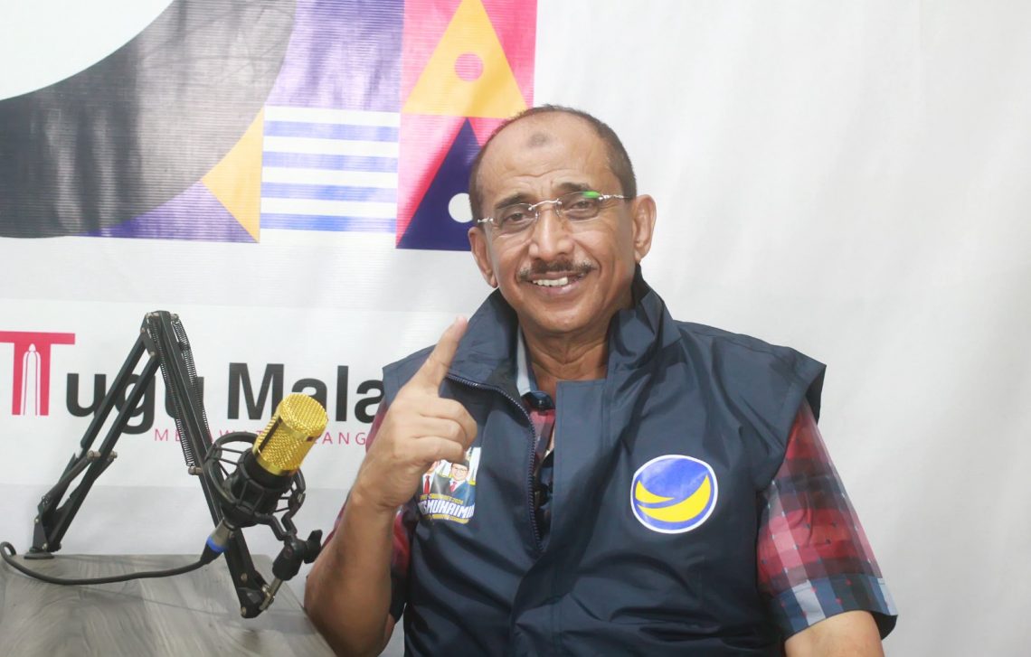 Jadi Caleg di Usia 65 Tahun, Djamal Aziz Ingin Bermanfaat Untuk Masyarakat 1 Jadi caleg dapil Malang Raya di Pemilu 2024, Djamal Aziz sampaikan keinginannya bermanfaat bagi masyarakat. Foto: Rubianto/Tugu Jatim