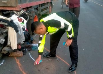 Motoran dari Bali, Bapak dan Anak Tabrak Truk Parkir di Pantura Pasuruan, 1 Tewas