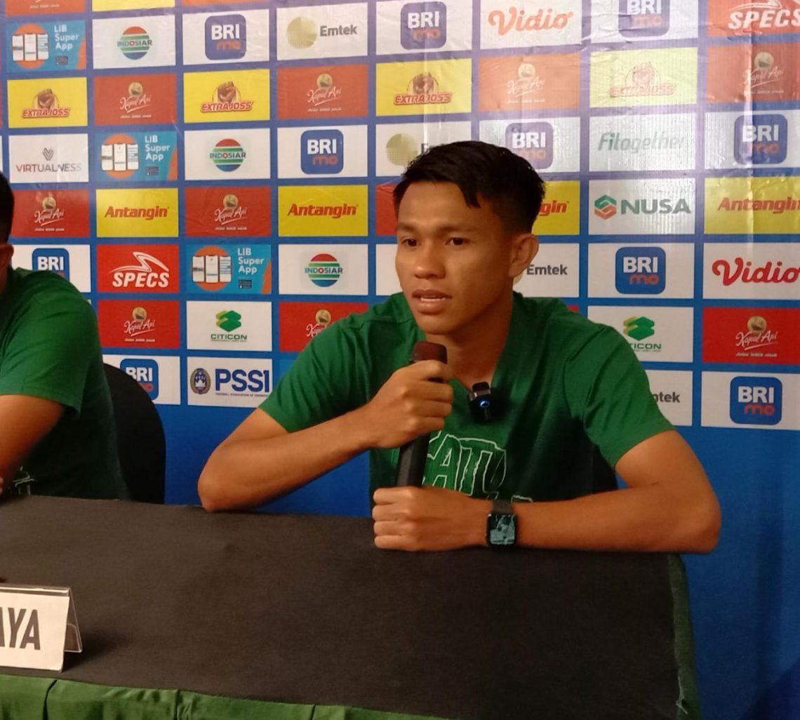 Pemain Persebaya, Kasim Botan. Foto: Izzatun Najibah/Tugu Jatim