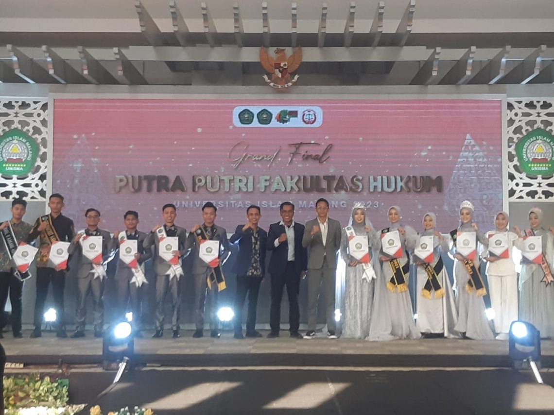 Grand Final Putra Putri Fakultas Hukum Unisma. Foto: M Sholeh/Tugu Jatim