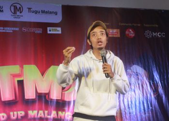 Komika Wawan Saktiawan Bikin Stand Up Malang Jeh Makin Pecah