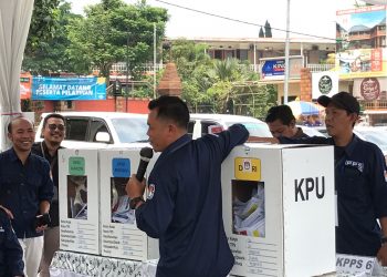 KPU Kabupaten Mojokerto Geber Simulasi Pemungutan dan Penghitungan Suara Pemilu 2024