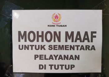 11 Hari Jelang Tutup Tahun, Dana Hibah KONI Tuban Belum Cair