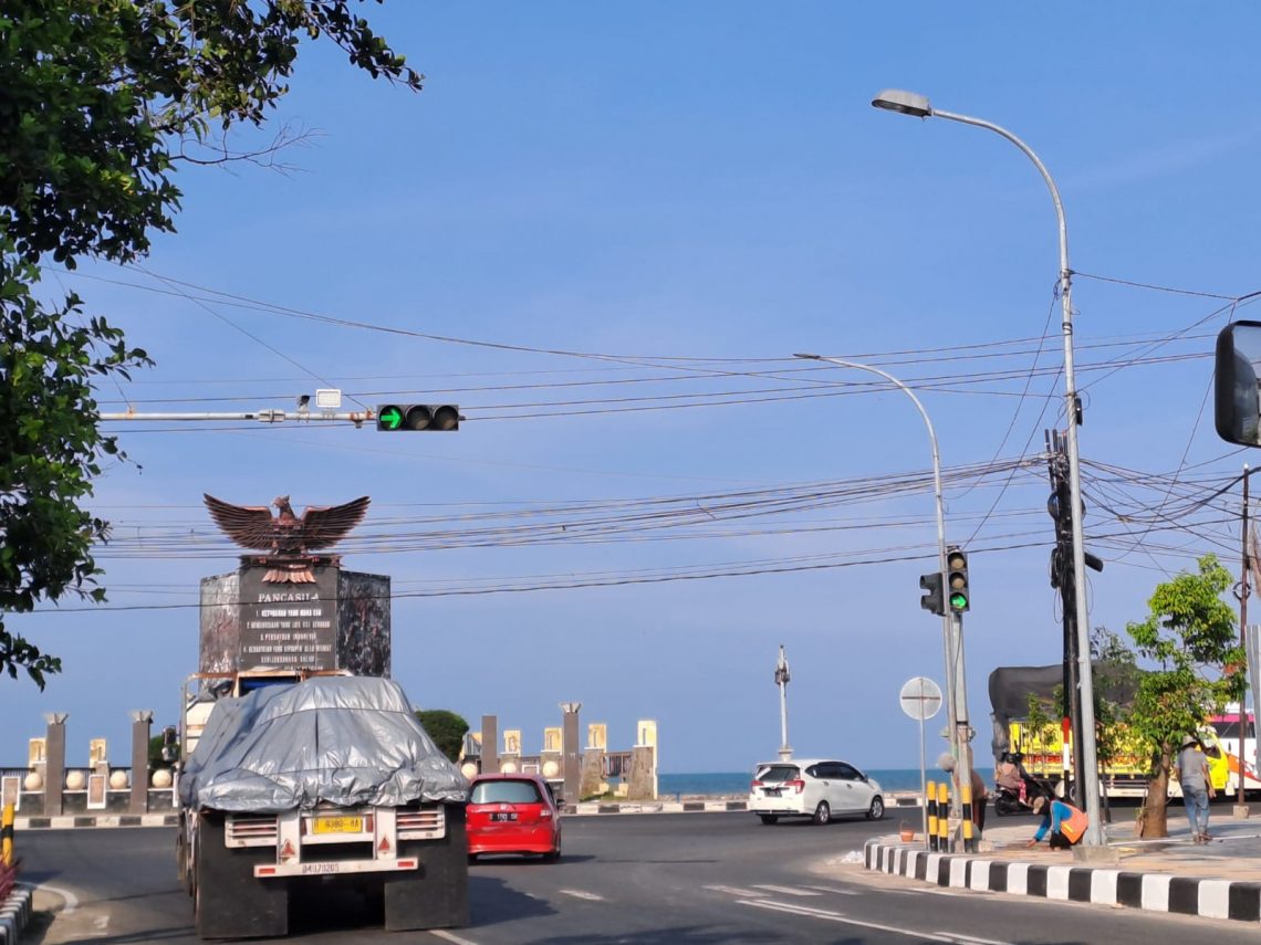 ETLE di Tuban Sudah On, Tinggal Integrasi Sistem Etnas 1 Jalan Tuban-Semarang atau barat simpang tiga Rest Area Desa Sugihwaras, Kecamatan Jenu, Tuban. Foto: Rochim/Tugu Jatim