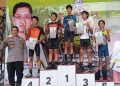 Atlet Balap Sepeda Tuban, Dariel Evan Juara 3 Piala Ketua ISSI Kota Kediri 2023