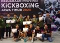 Kejurprov Jatim 2023, Kickboxing Indonesia Kabupaten Mojokerto Sukses Raih Emas