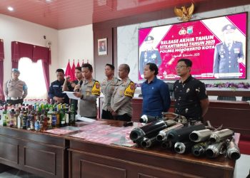 7 Ruas Jalan Menuju Kota Mojokerto Ditutup Jelang Tahun Baru 2024
