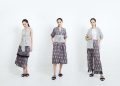 Model baju tenun kantor wanita.