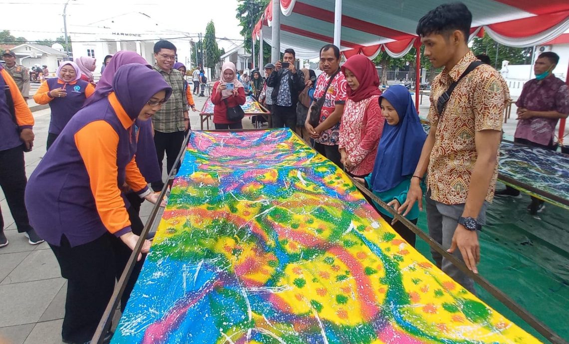 Batik ciprat.