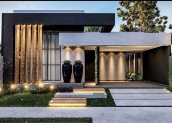 Desain rumah minimalis elegan.