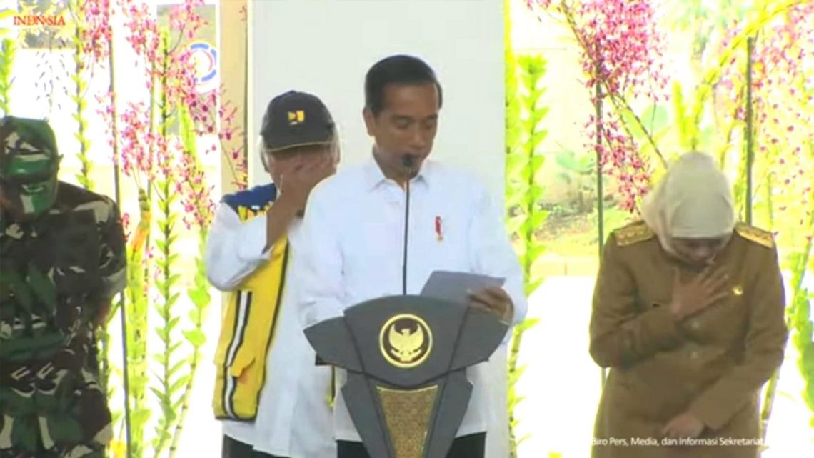 Momen Lucu, Menteri Basuki Tertawa usai Jokowi Sebut Lengkap Gelarnya 1 Menteri Basuki.