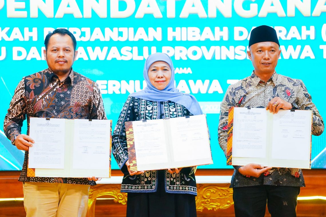 Tanda tangani NPHD, Gubernur Khofifah Tekan Anggaran Pemilu 2024 Jatim Sebesar Rp1,08 Triliun 1 Anggaran pemilu.